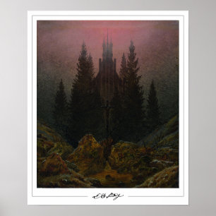 Affiche d'art de Caspar David Friedrich Zedign #3