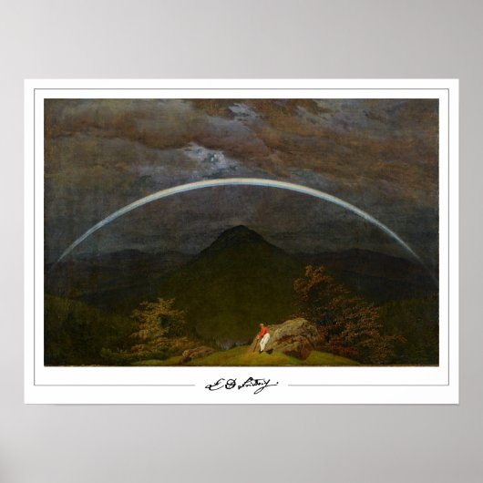 Affiche d'art de Caspar David Friedrich Zedign #46 (Devant)