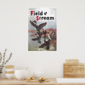 Affiche d'art de chasse au canard de couverture de (Cuisine)