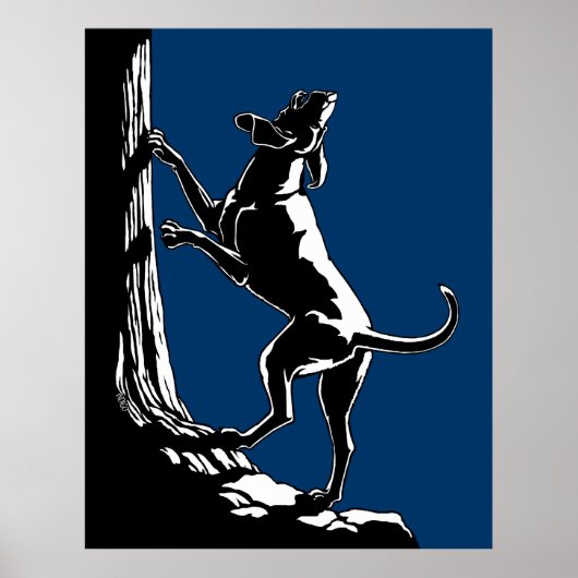 Affiche d'art de chien de chasse Impressions pour (Devant)