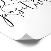 Affiche d'art de citation motivante | Restez posit (Coin)