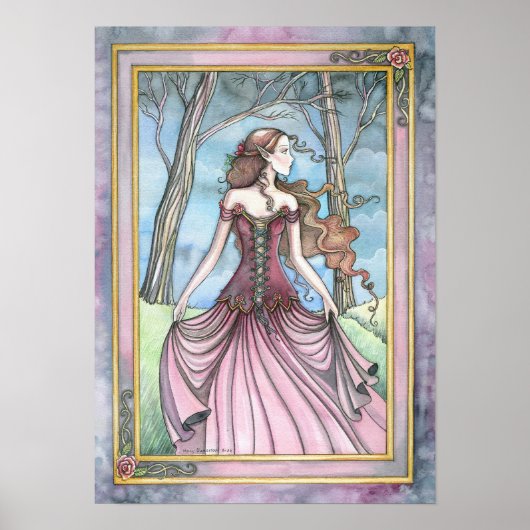 Affiche d'art de conte de fée fantastique (Devant)