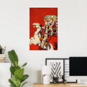 Affiche d'art de cow-boy tireur d'élite Impression (Bureau à domicile)
