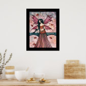 Affiche d'art de fée d'automne gothique (Cuisine)