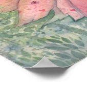 Affiche d'art de fée de fleur d'été (Coin)