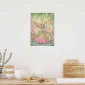 Affiche d'art de fée de fleur d'été (Cuisine)
