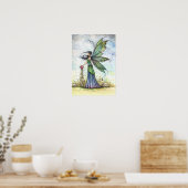 Affiche d'art de fée des vents de printemps (Cuisine)