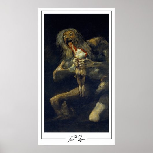 Affiche d'art de Francisco Goya Zedign #457 (Devant)