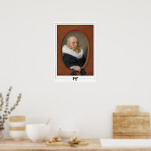 Affiche d'art de Frans Hals Zedign #263 (Cuisine)