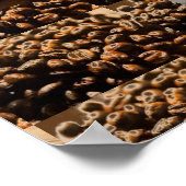 AFFICHE D'ART DE GRAIN DE CAFÉ (Coin)