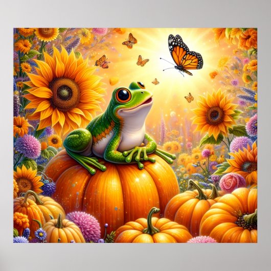 Affiche d'art de grenouille (Devant)