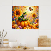 Affiche d'art de grenouille (Cuisine)
