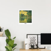 Affiche d'art de Gustav Klimt Zedign #132 (Bureau à domicile)