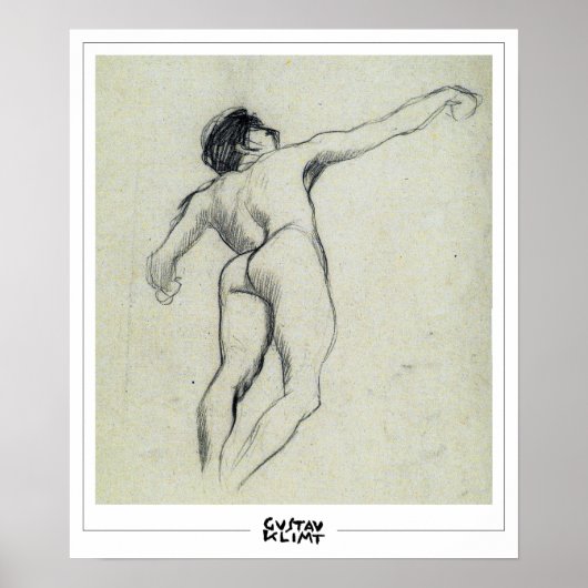 Affiche d'art de Gustav Klimt Zedign #153 (Devant)