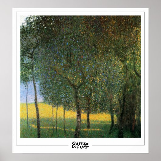Affiche d'art de Gustav Klimt Zedign #244 (Devant)