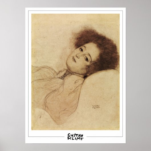 Affiche d'art de Gustav Klimt Zedign #296 (Devant)