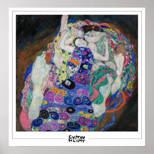 Affiche d'art de Gustav Klimt Zedign #8 (Devant)