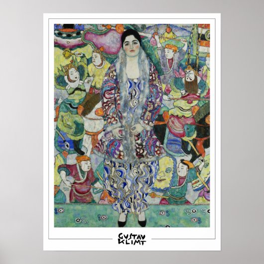 Affiche d'art de Gustav Klimt Zedign #85 (Devant)