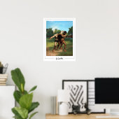 Affiche d'art de Gustave Courbet Zedign #318 (Bureau à domicile)