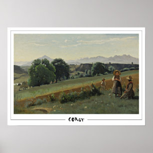 Affiche d'art de Jean-Baptiste-Camille Corot #558-