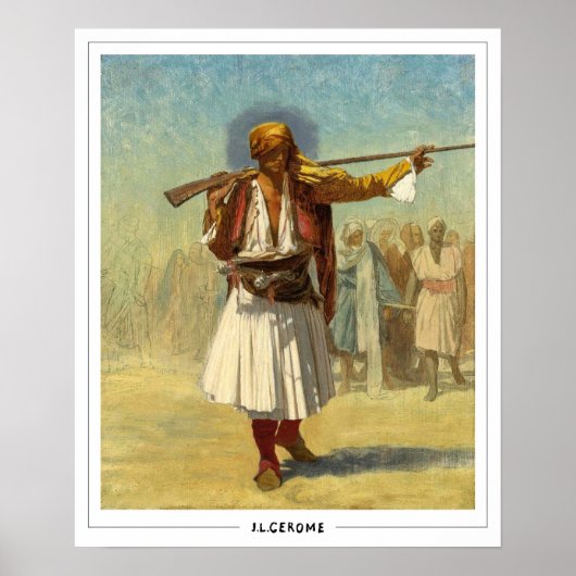 Affiche d'art de Jean-Léon Gérôme Zedign #128 (Devant)