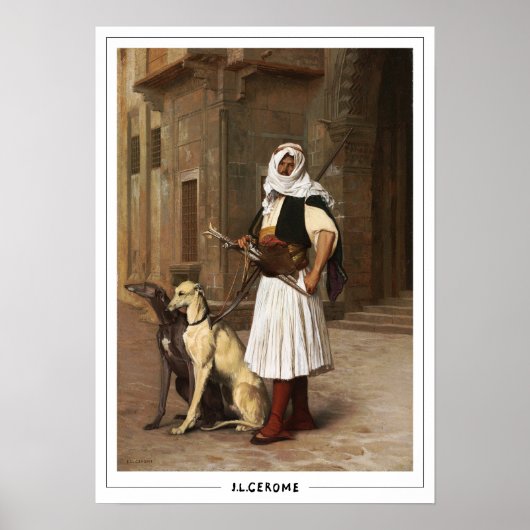 Affiche d'art de Jean-Léon Gérôme Zedign #132 (Devant)