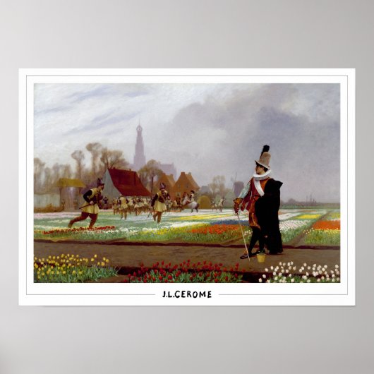 Affiche d'art de Jean-Léon Gérôme Zedign #254 (Devant)