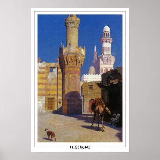 Affiche d'art de Jean-Léon Gérôme Zedign #317 (Devant)