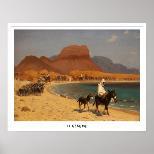 Affiche d'art de Jean-Léon Gérôme Zedign #332 (Devant)