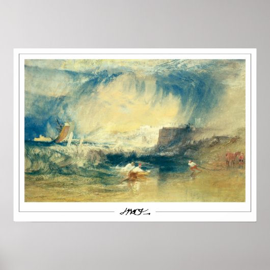 Affiche d'art de JMW Turner Zedign #141-3 (Devant)