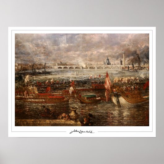 Affiche d'art de John Constable Zedign #129 (Devant)
