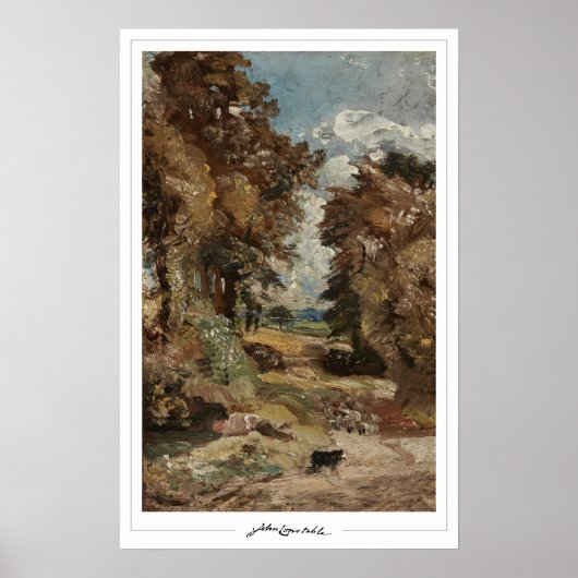 Affiche d'art de John Constable Zedign #138-2 (Devant)