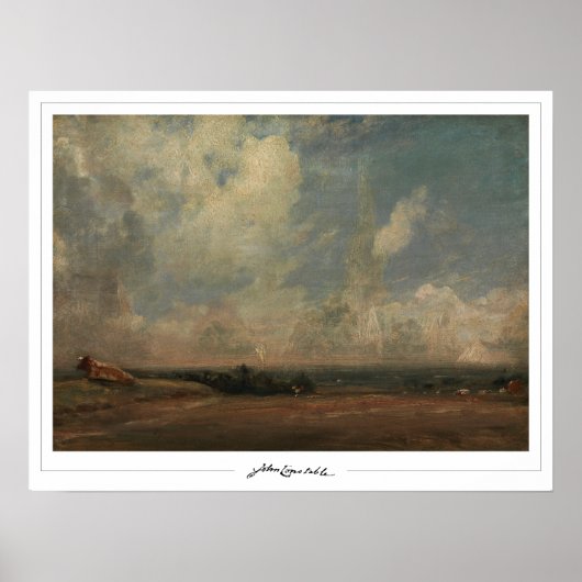 Affiche d'art de John Constable Zedign #18 (Devant)
