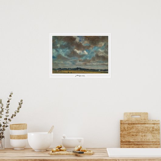 Affiche d'art de John Constable Zedign #21 (Cuisine)
