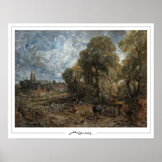 Affiche d'art de John Constable Zedign #236-2 (Devant)