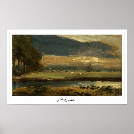 Affiche d'art de John Constable Zedign #274-2 (Devant)