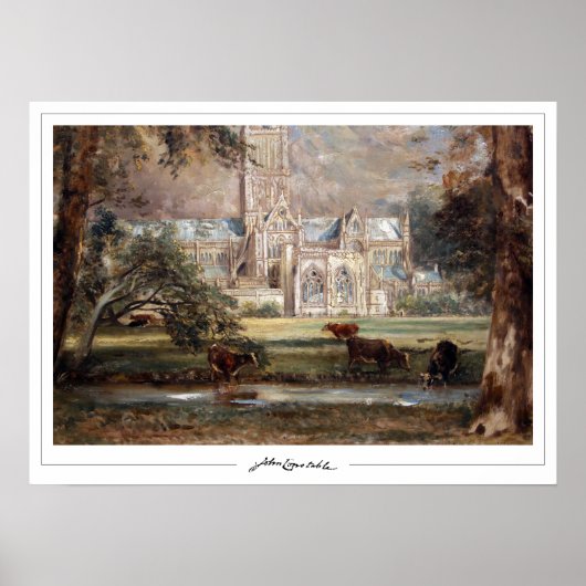 Affiche d'art de John Constable Zedign #313-2 (Devant)