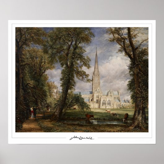 Affiche d'art de John Constable Zedign #34 (Devant)
