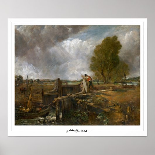 Affiche d'art de John Constable Zedign #34-2 (Devant)