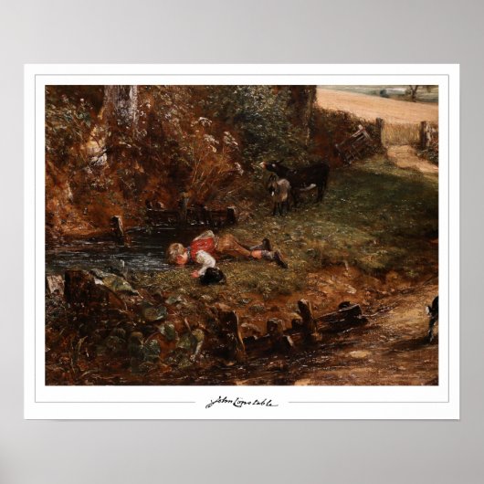 Affiche d'art de John Constable Zedign #391-2 (Devant)
