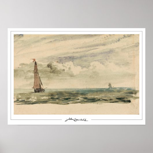 Affiche d'art de John Constable Zedign #409-2 (Devant)