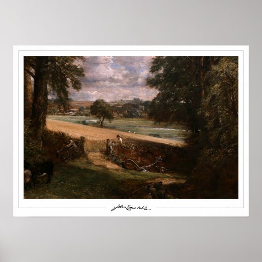 Affiche d'art de John Constable Zedign #528-2 (Devant)