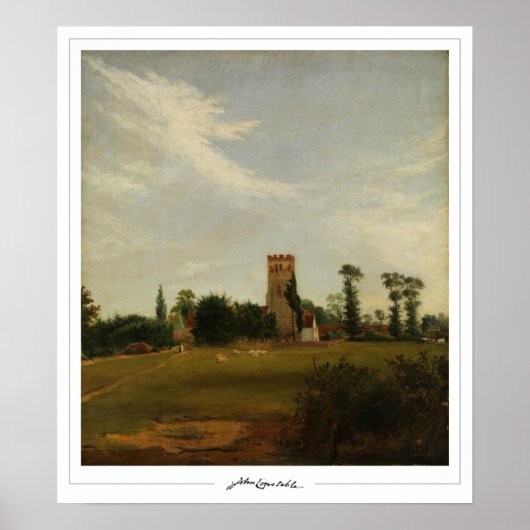 Affiche d'art de John Constable Zedign #74-2 (Devant)