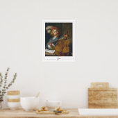 Affiche d'art de Judith Leyster Zedign #8 (Cuisine)