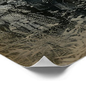 Affiche d'art de la famille des ours, impression d (Coin)