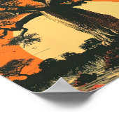 Affiche d'art de l'arbre Baobab, Impression d'art  (Coin)