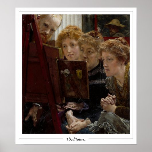 Affiche d'art de Lawrence Alma-Tadema Zedign #125 (Devant)