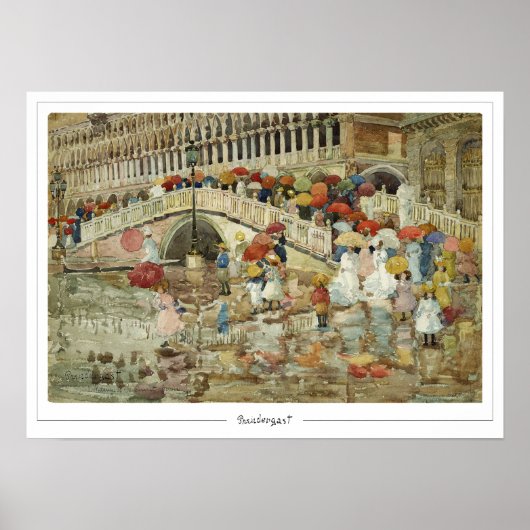 Affiche d'art de Maurice Prendergast Zedign #17 (Devant)