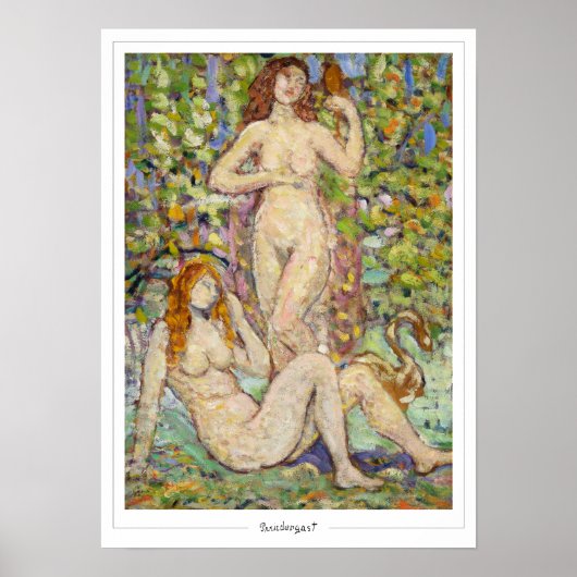 Affiche d'art de Maurice Prendergast Zedign #580 (Devant)