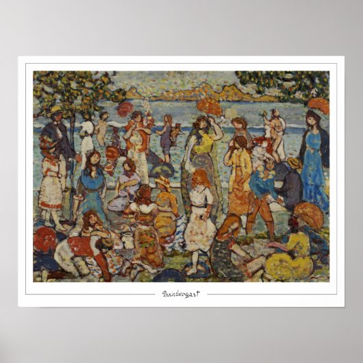 Affiche d'art de Maurice Prendergast Zedign #631 (Devant)